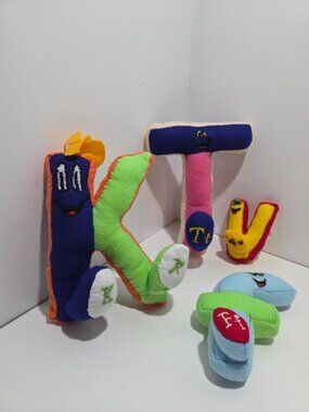 Alphabet Gang Alphabet Friends T, V, K, F